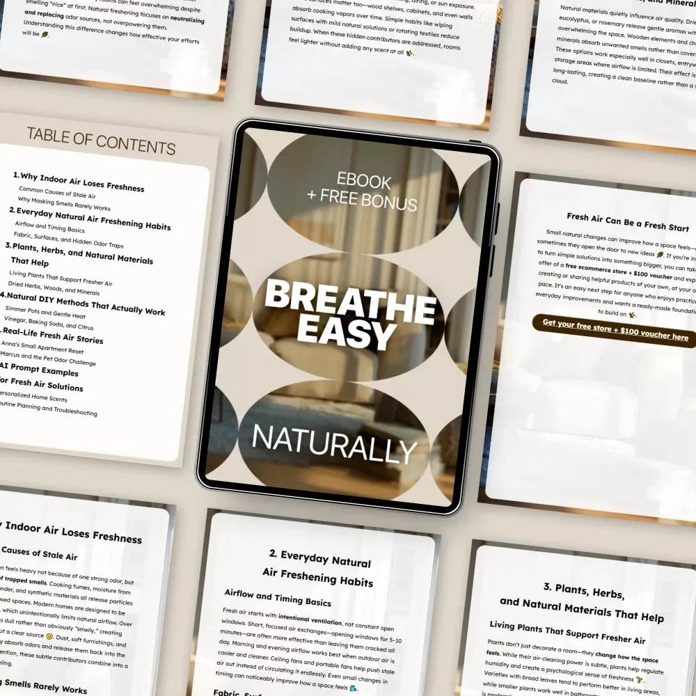 Breathe Easy, Naturally: Natural Ways to Freshen Indoor Air eBook Guide