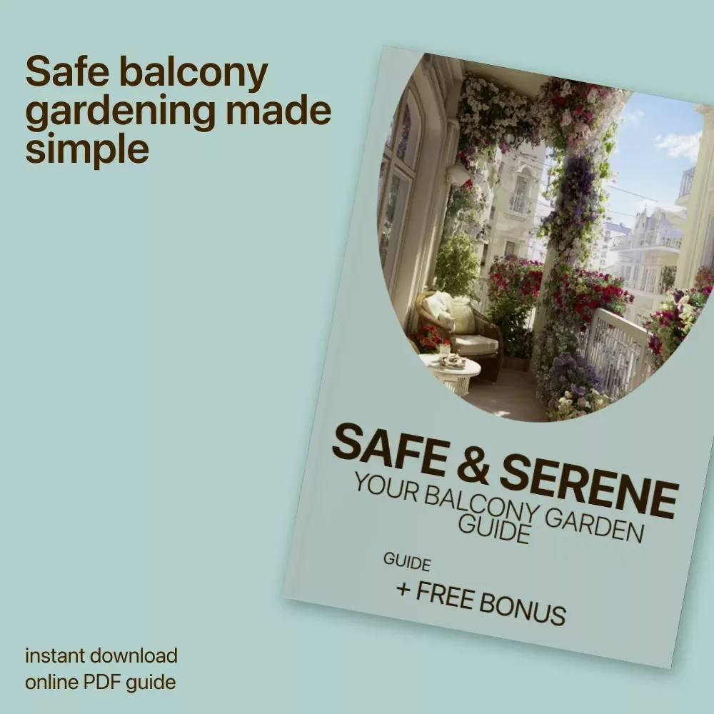Safe & Serene: Your Balcony Garden Guide – Essential Balcony Garden Safety Tips for Peaceful, Beautiful Small-Space Gardening