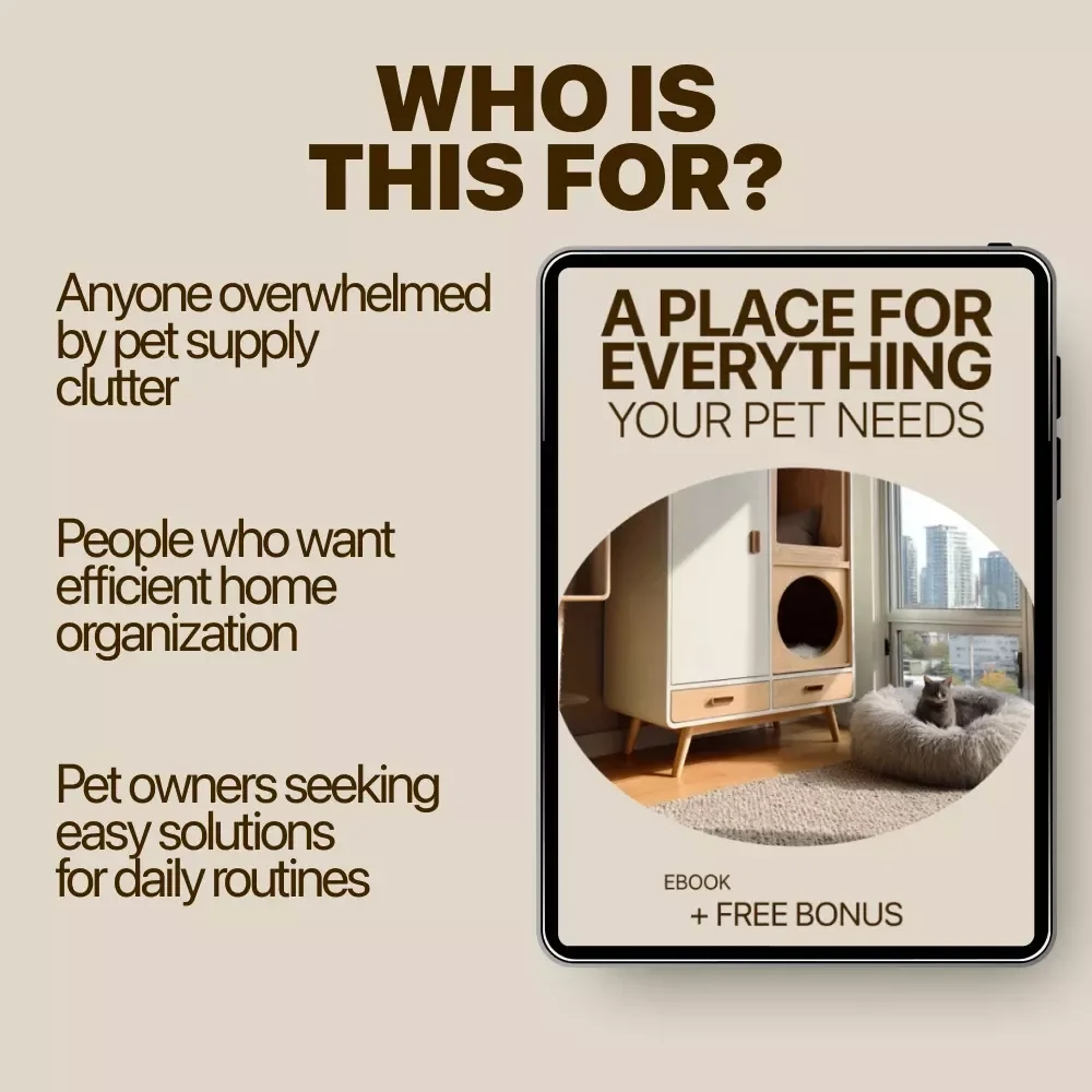 A Place for Everything Your Pet Needs: Organizing Pet Supplies Neatly Made Easy – eBook Download