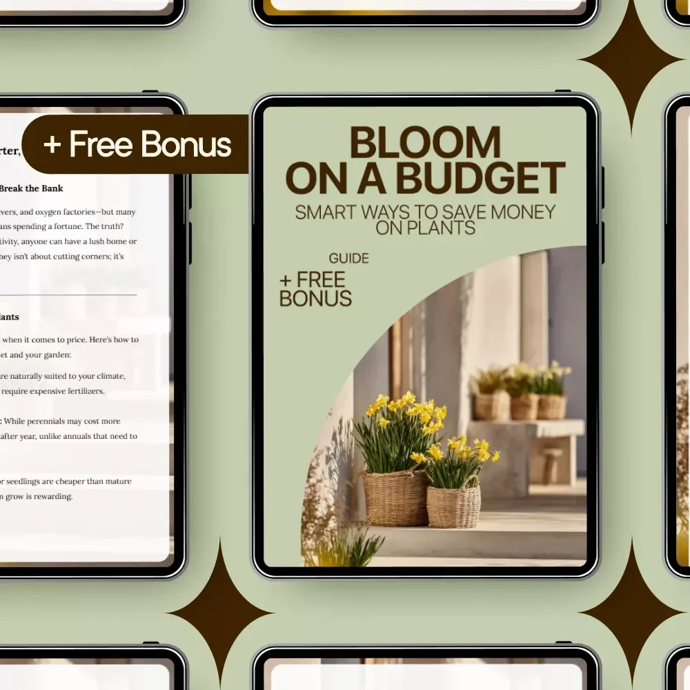 Bloom on a Budget: Smart Ways to Save Money on Plants | Digital Gardening Guide for Beginners & Plant Lovers | Learn how to save money on plants