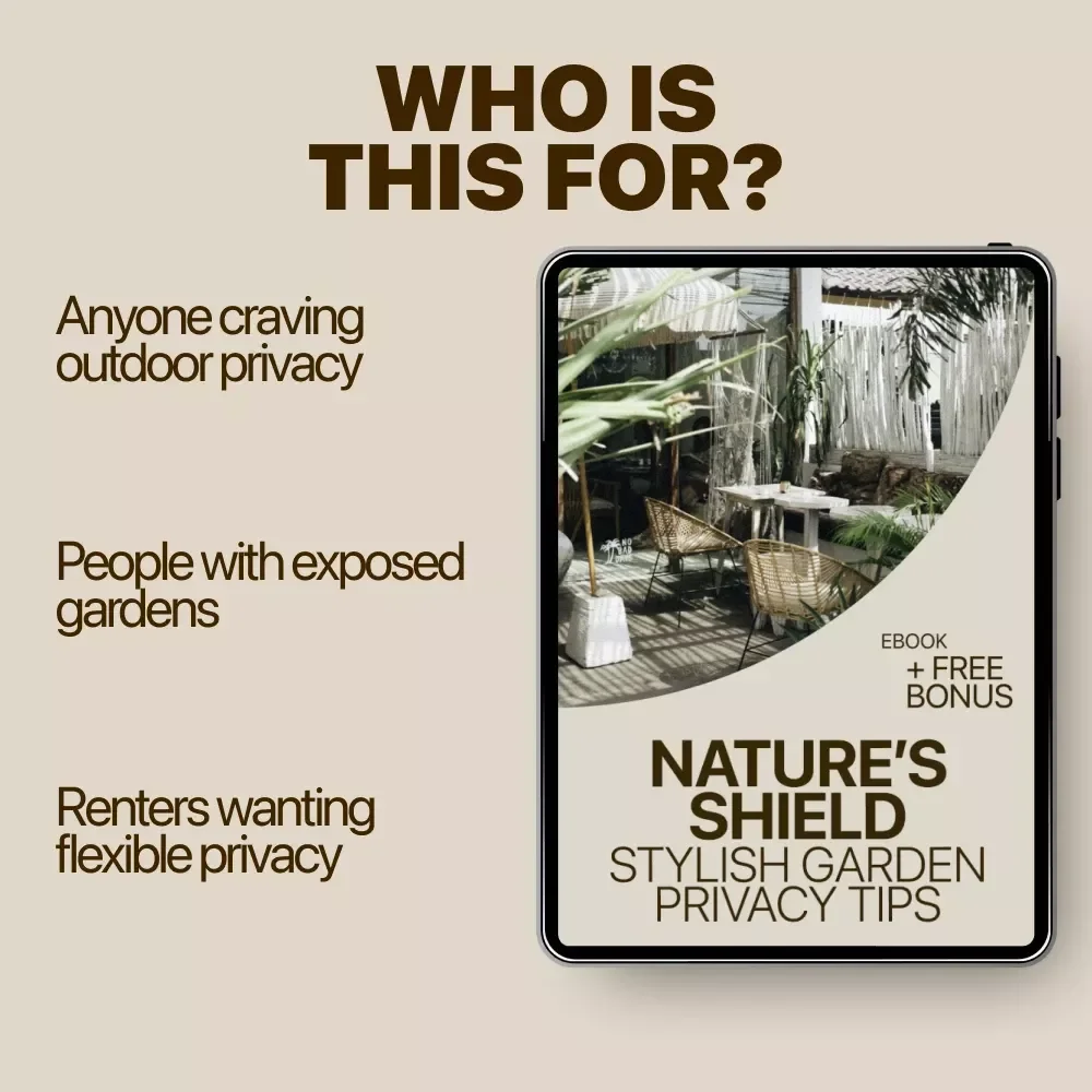 Nature’s Shield: Stylish Garden Privacy Tips | Garden Privacy with Plants Ideas eBook | Natural Screens, Smart AI Planning & Outdoor Design Guide