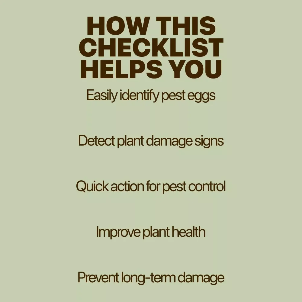 The Ultimate Pest Egg & Plant Damage Detective Checklist - Spot & Prevent Plant Damage Like a Pro