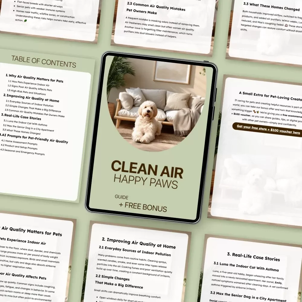 Clean Air, Happy Paws: Essential Guide to Air Quality Tips for Pets