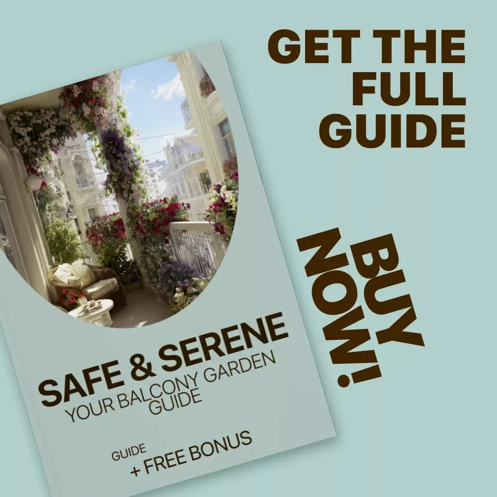 Safe & Serene: Your Balcony Garden Guide – Essential Balcony Garden Safety Tips for Peaceful, Beautiful Small-Space Gardening