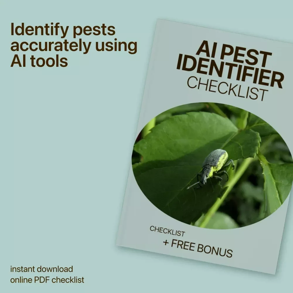 AI Pest Identifier Checklist | Smart Garden Bug ID Guide | Digital Download for Plant Care & Pest Control