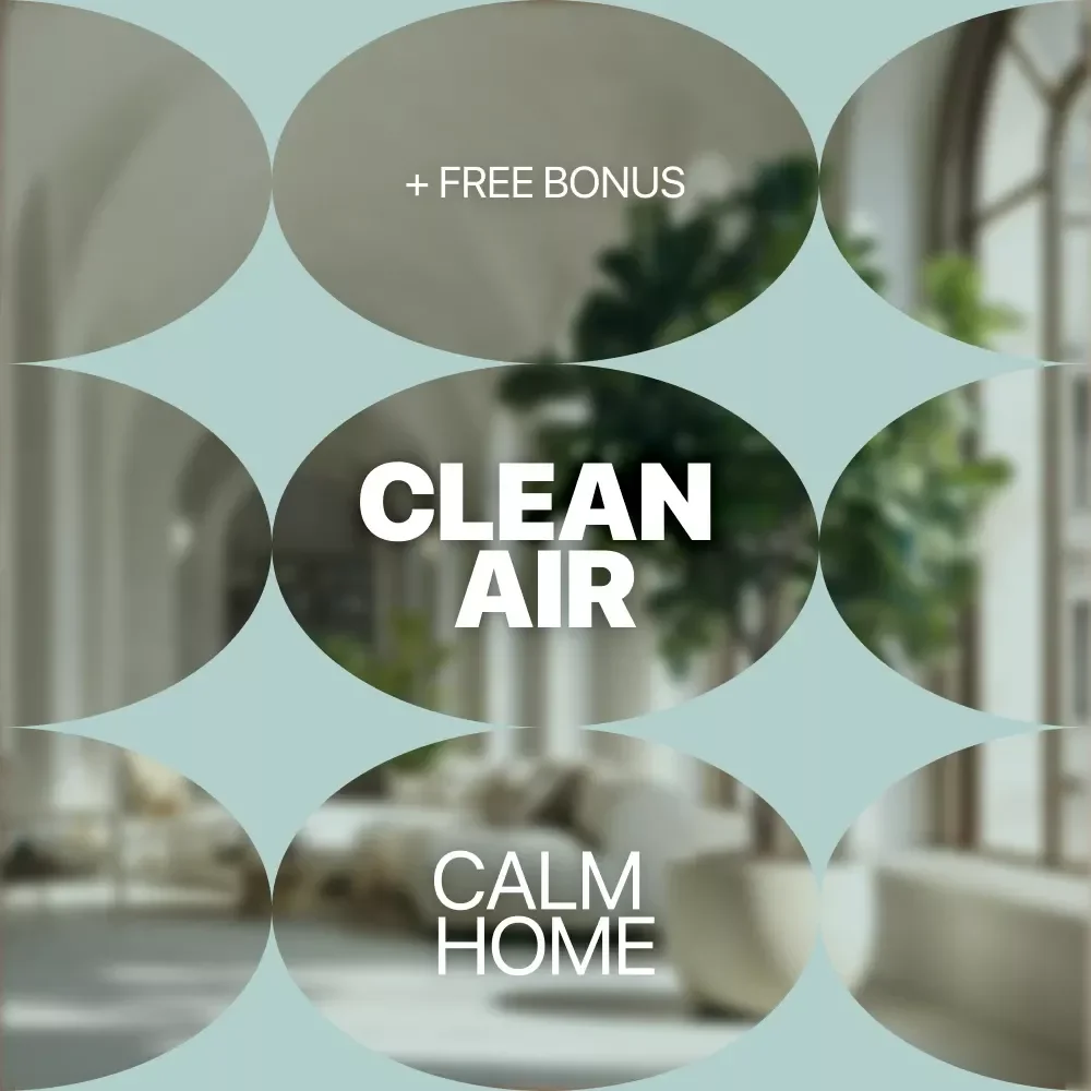 Clean Air, Calm Home | Allergy-Friendly Cleaning Routines for Allergies eBook | Dust-Reducing Home Reset Guide
