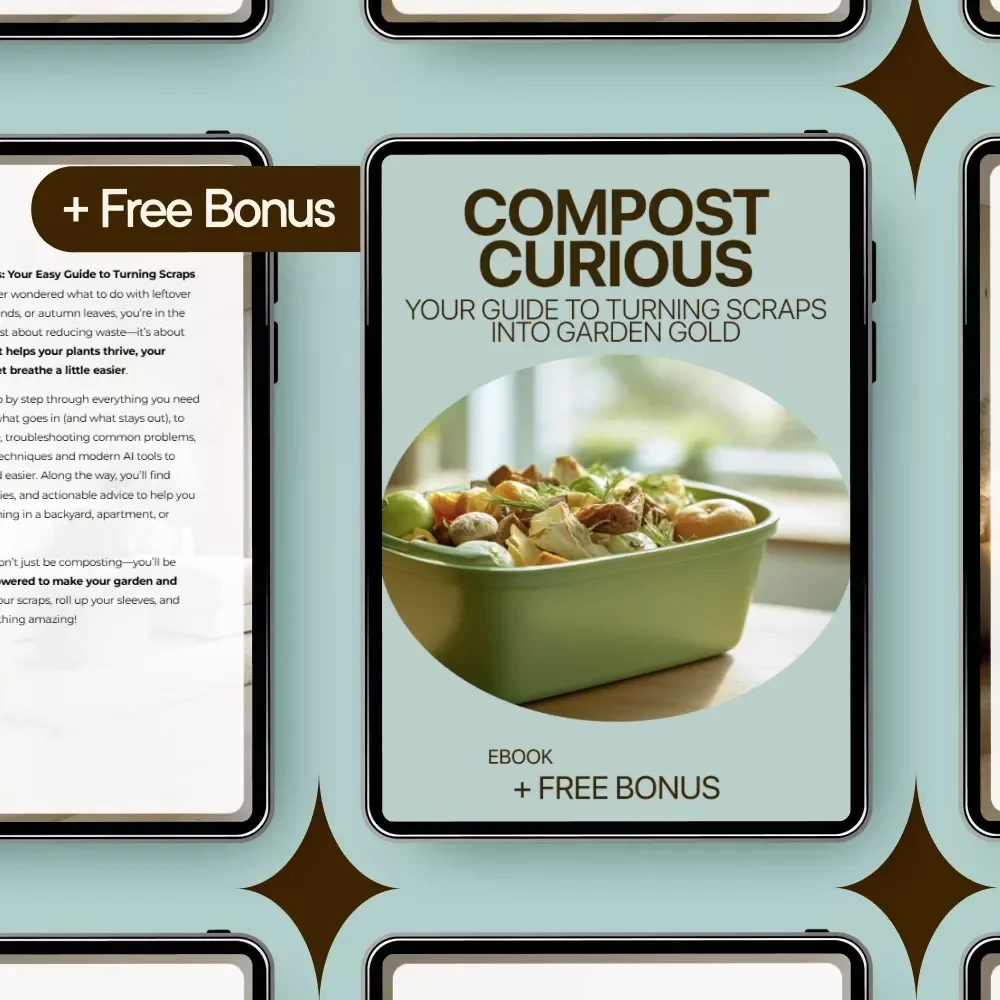 Compost Curious: Your Guide to Turning Scraps into Garden Gold | Beginner-Friendly eBook with Composting Basics Explained