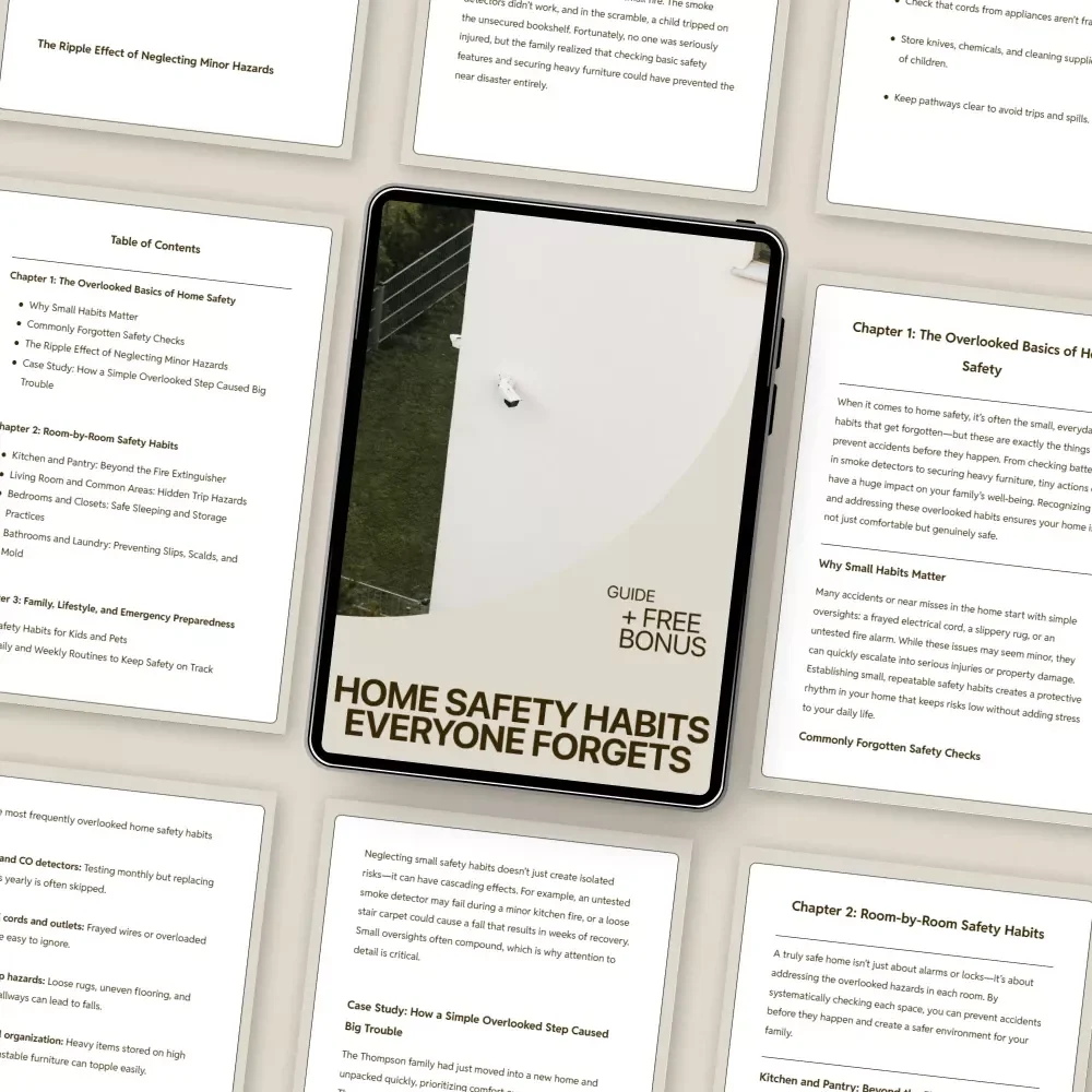 Home Safety Habits Everyone Forgets – Practical Guide to Everyday Home Protection, Simple Routines & Smart Safety Checks