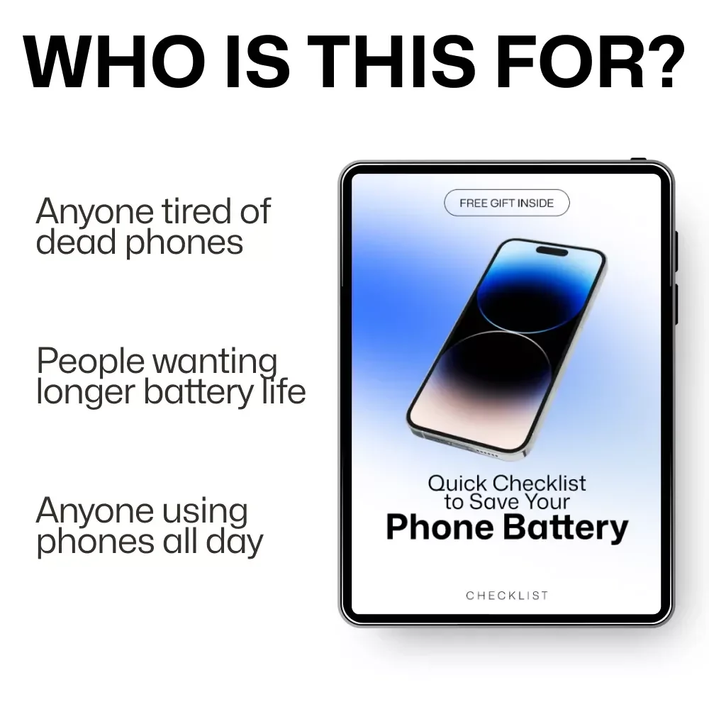 Quick Checklist to Save Your Phone Battery – Easy Fixes for phone battery draining fast causes