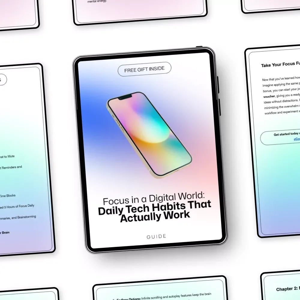 Focus in a Digital World: Daily Tech Habits That Actually Work – A Guide to Better Focus in the Digital Age