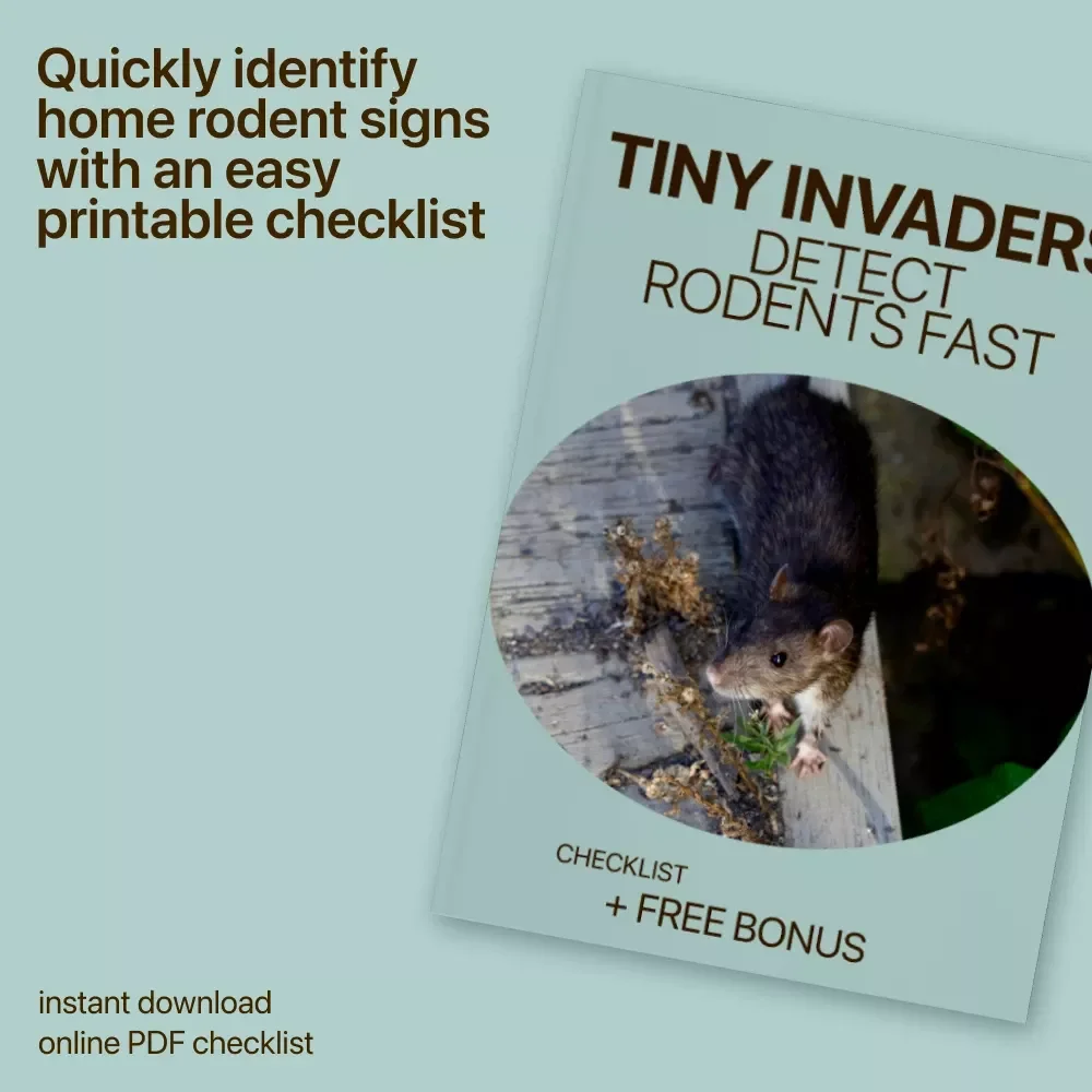 Tiny Invaders: Detect Rodents Fast – Printable Home Rodent Signs Checklist for Early Pest Detection & Prevention