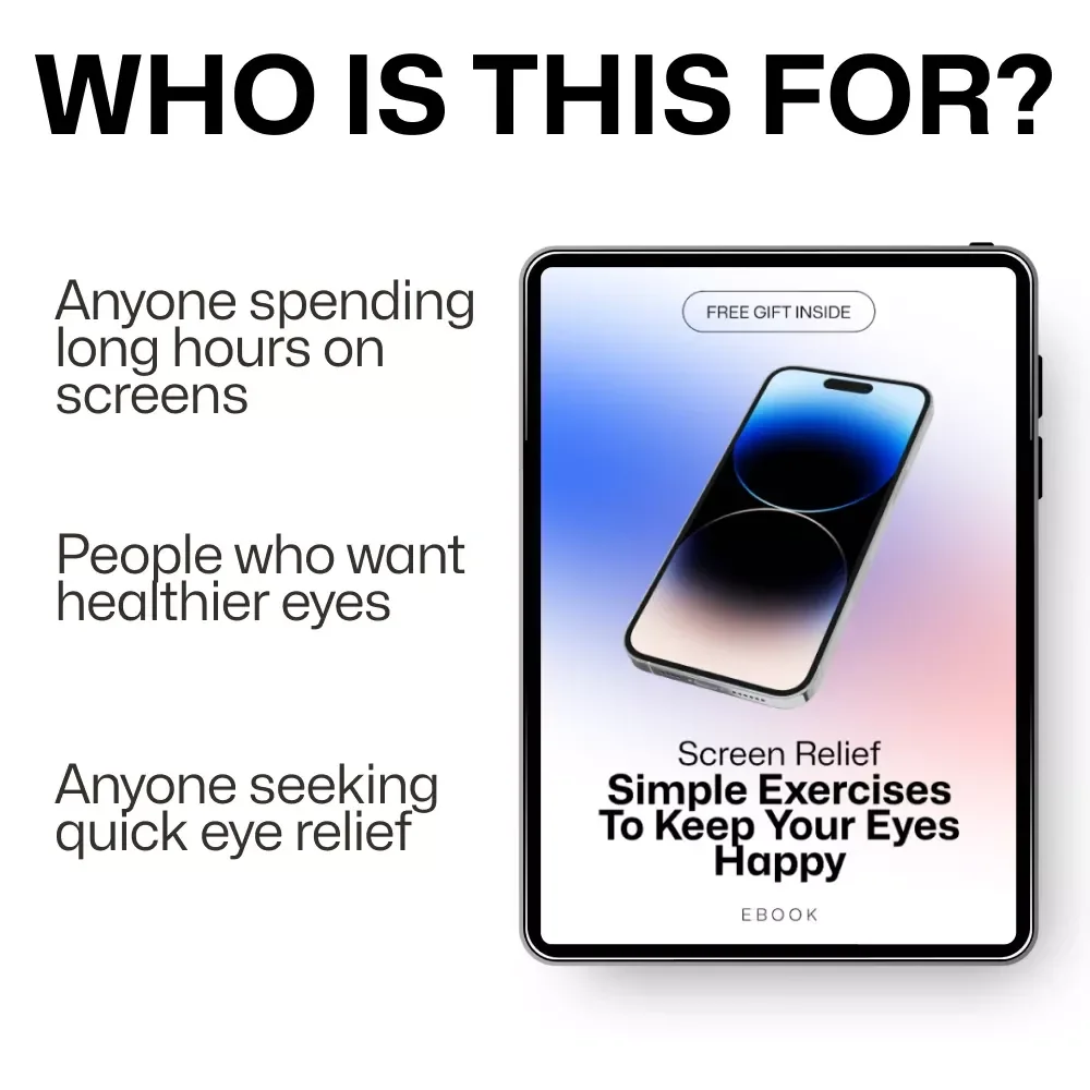 Screen Relief: Simple Exercises to Keep Your Eyes Happy - A Digital Guide to Reducing Eye Strain from Screens