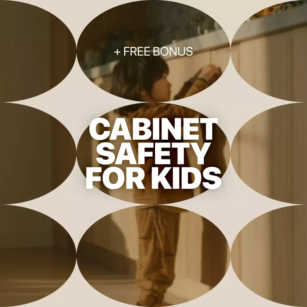 Cabinet Safety for Kids Checklist | Child Safety for Cabinets Digital Download | Printable Home Safety Guide for Parents