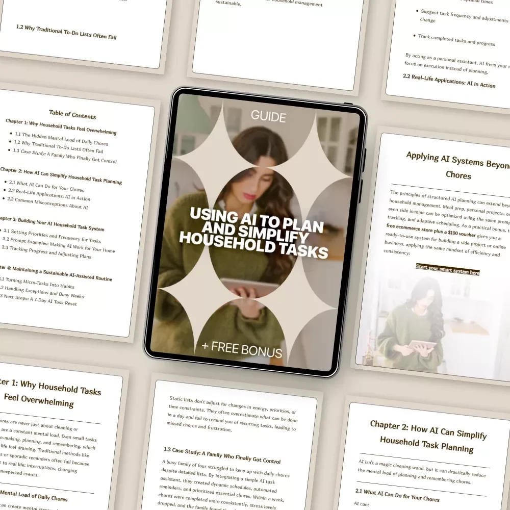 Using AI to Plan and Simplify Household Tasks – Smart Home Organization Guide for Busy Families | ai household task planning Made Simple