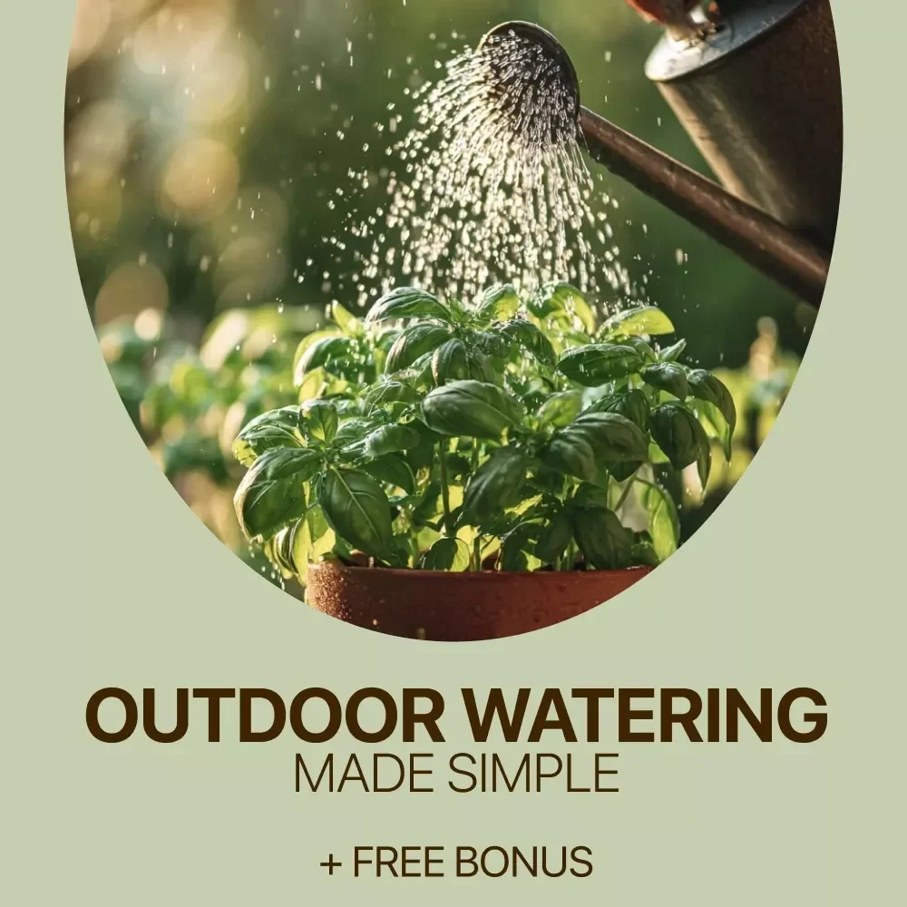Outdoor Watering Made Simple – Easy Guide to Watering Outdoor Plants Basics, Smart Techniques & Seasonal Care eBook