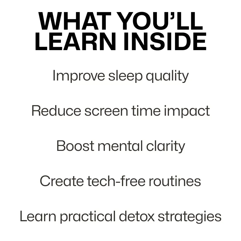How a Digital Detox Supercharges Your Sleep: Discover How a Digital Detox Improves Sleep Quality