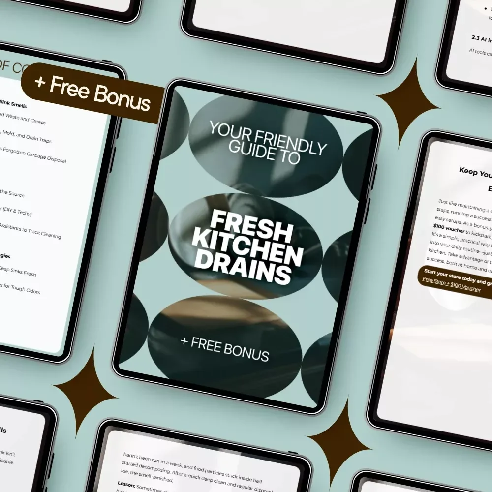 Your Friendly Guide to Fresh Kitchen Drains – A Practical Digital Guide to Kitchen Sink Odor Causes, Easy Cleaning, Smart Prevention & Fresh-Smelling Homes