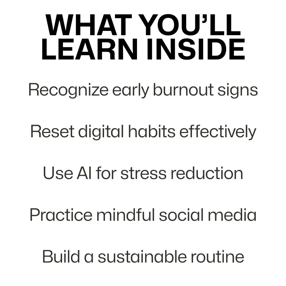 Your Practical Guide to Beating Social Media Burnout: How to Deal with Social Media Burnout & Reset Your Digital Life