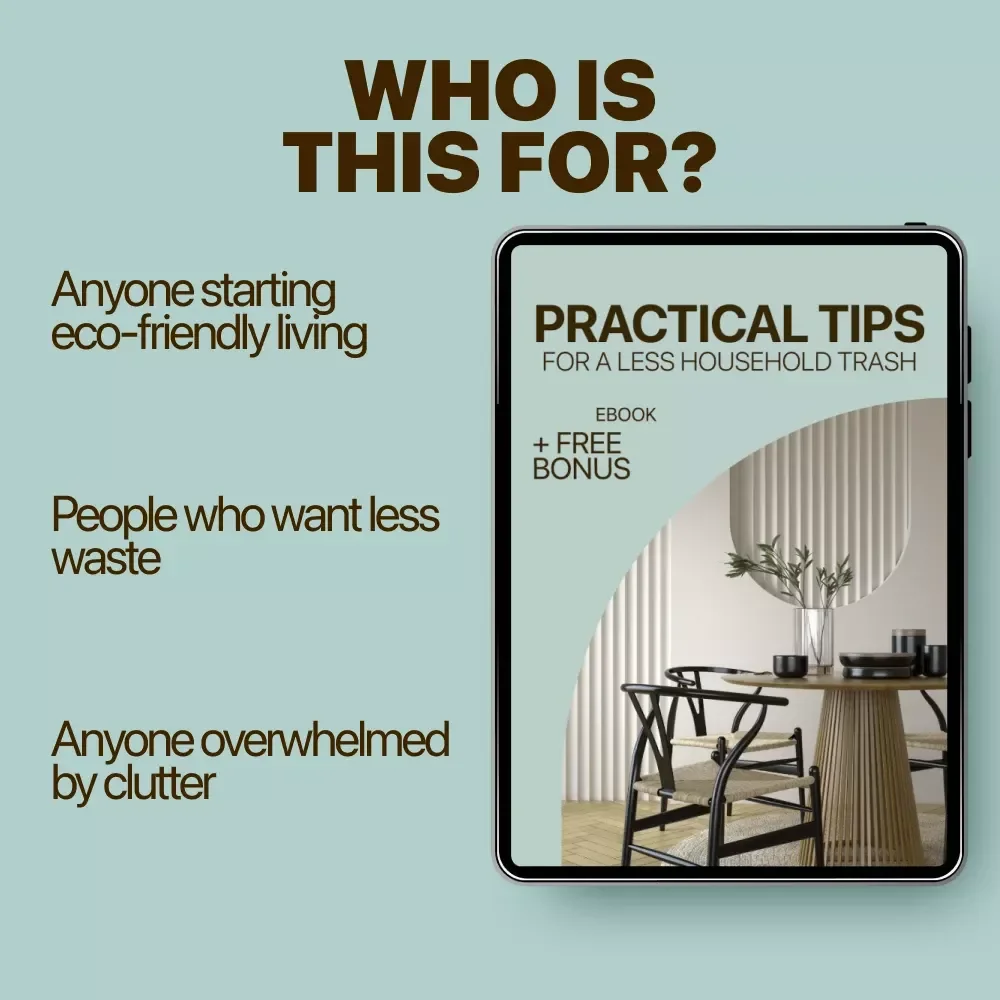 Practical Tips for a Less Household Trash – Actionable Ebook Guide with less trash household tips for Sustainable Living & Smart Home Habits
