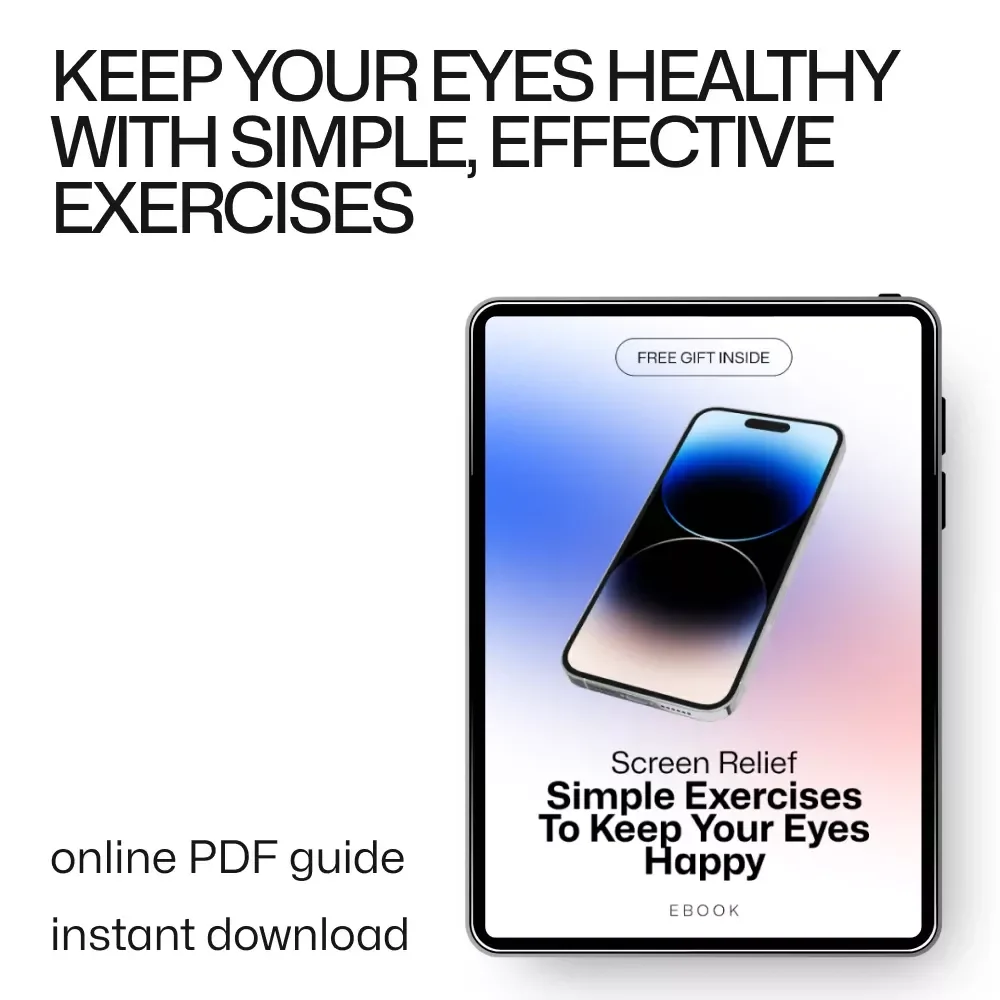 Screen Relief: Simple Exercises to Keep Your Eyes Happy - A Digital Guide to Reducing Eye Strain from Screens
