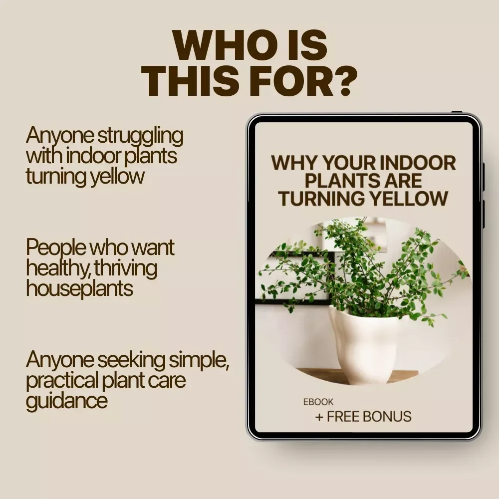 Why Your Indoor Plants Are Turning Yellow: The Ultimate eBook Guide to Fixing Indoor Plants Turning Yellow, Healthy Leaves, and Plant Care Tips