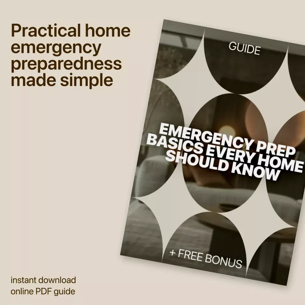 Emergency Prep Basics Every Home Should Know – Practical Home Readiness Guide for Families, Renters & Homeowners | Emergency Prep Basics for Homes