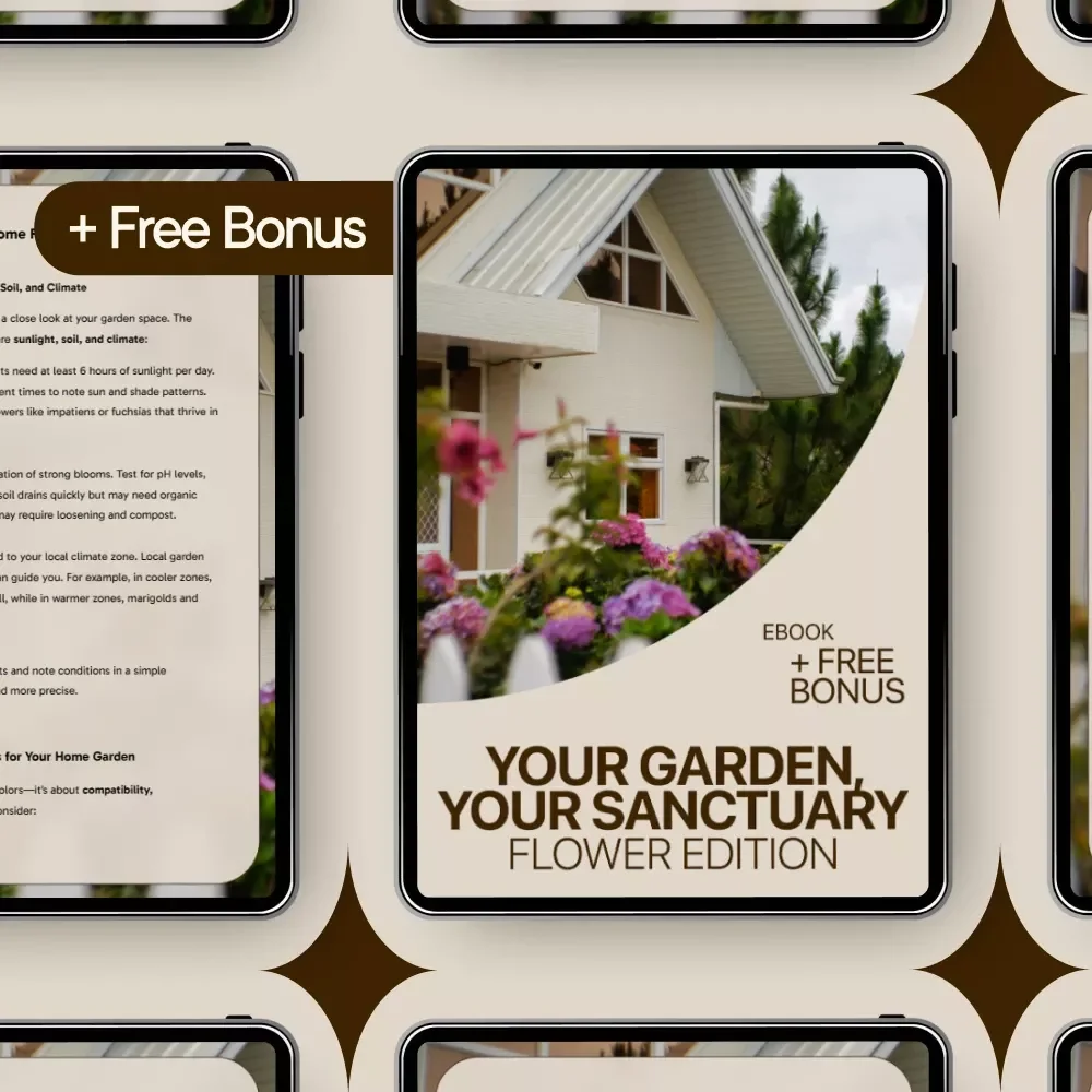 Your Garden, Your Sanctuary: Flower Edition – A Practical Home Flower Garden eBook for Planning, Planting & Growing Beautiful Blooms