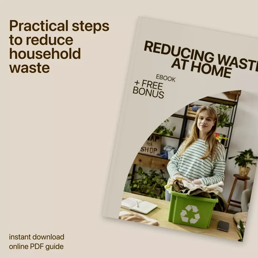 Reducing Waste at Home | Practical eBook Guide on How to Reduce Waste at Home for Sustainable, Low-Waste Living