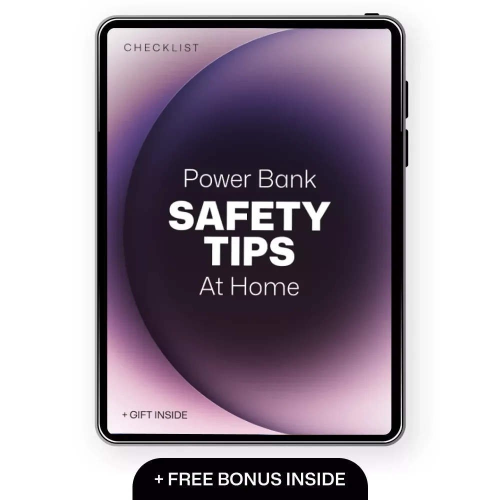 Power Bank Safety Tips at Home | Printable Home Charging Safety Checklist for Families, Apartments & Everyday Use
