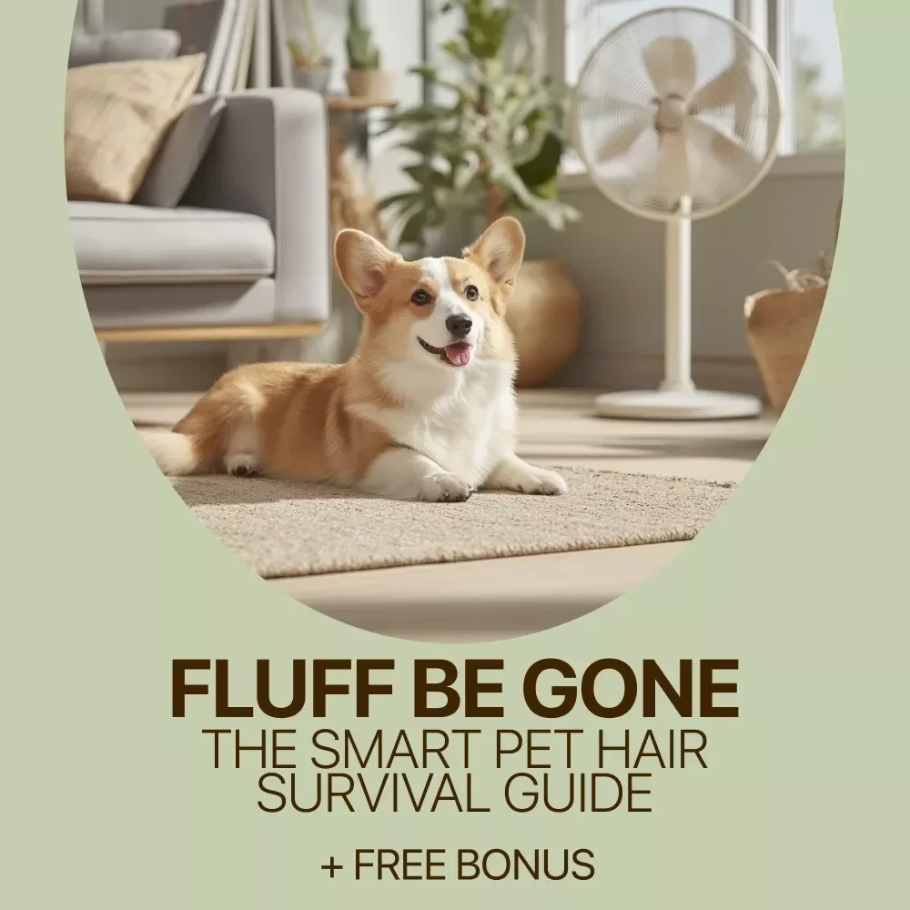 Fluff Be Gone: The Smart Pet Hair Survival Guide | Digital Home Cleaning Guide for Pet Owners | Pet Hair Everywhere What to Do