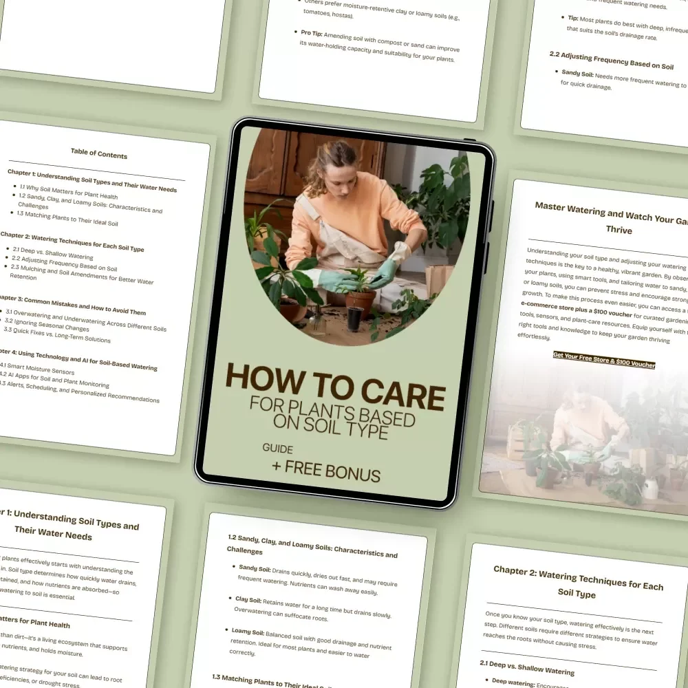 How to Care for Plants Based on Soil Type – Expert Guide to Watering Plants by Soil Type, Smart Moisture Tips, and Soil-Based Plant Care
