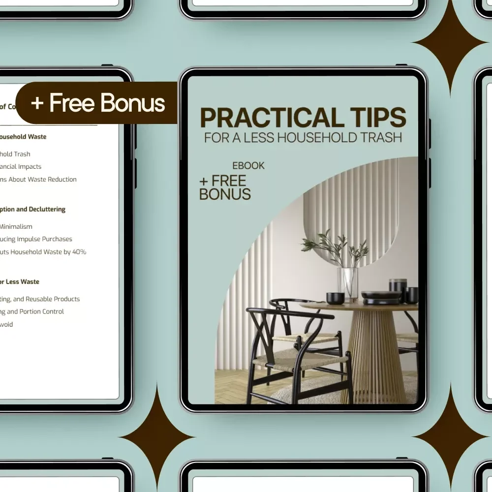 Practical Tips for a Less Household Trash – Actionable Ebook Guide with less trash household tips for Sustainable Living & Smart Home Habits