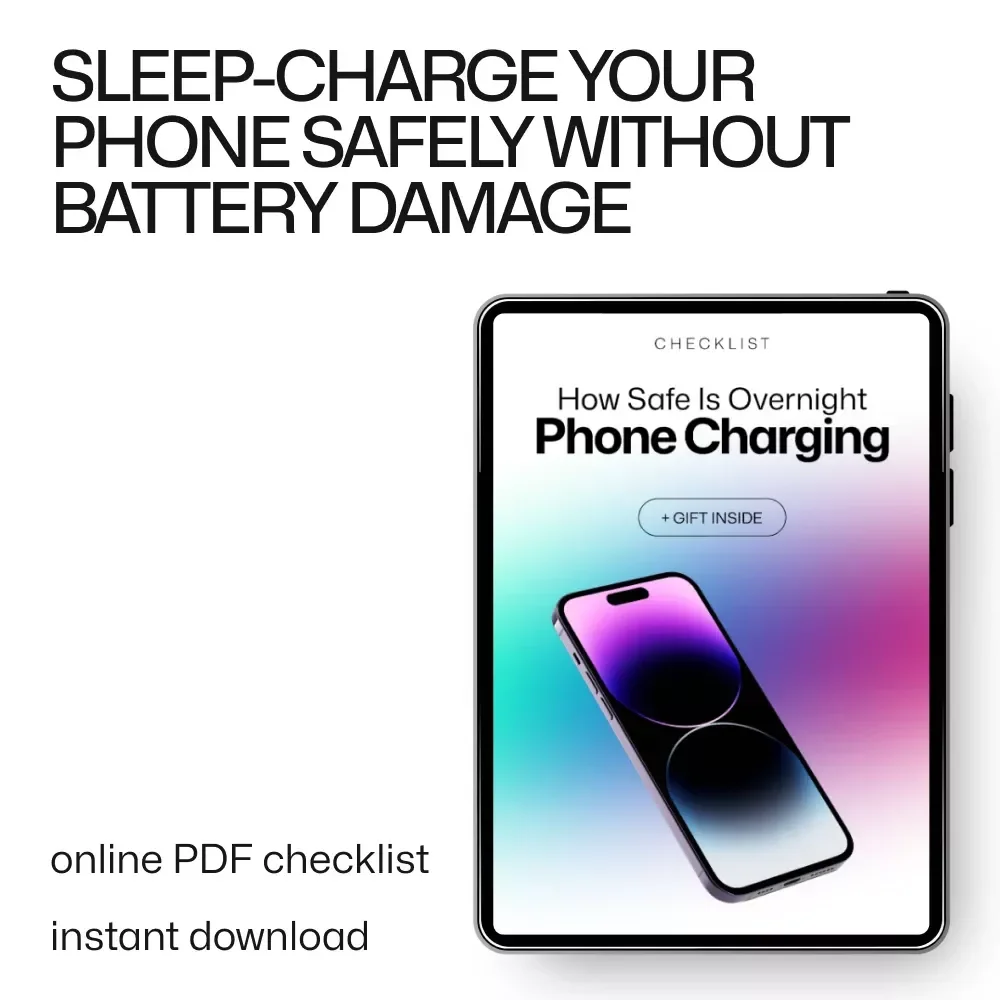 How Safe Is Overnight Phone Charging – Smart Checklist to Protect Battery Health | is charging phone battery overnight safe