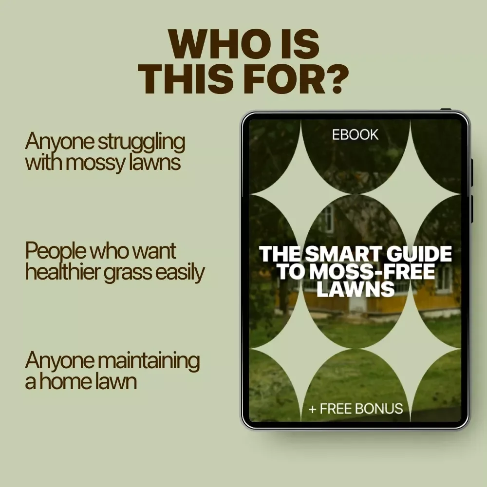The Smart Guide to Moss-Free Lawns | Home Lawn Moss Problems Explained | Easy Lawn Care eBook for Healthier Grass