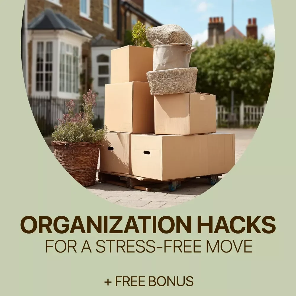 Organization Hacks for a Stress-Free Move | Smart Moving Organization Hacks Guide | Packing, Planning & AI Tools Digital Download