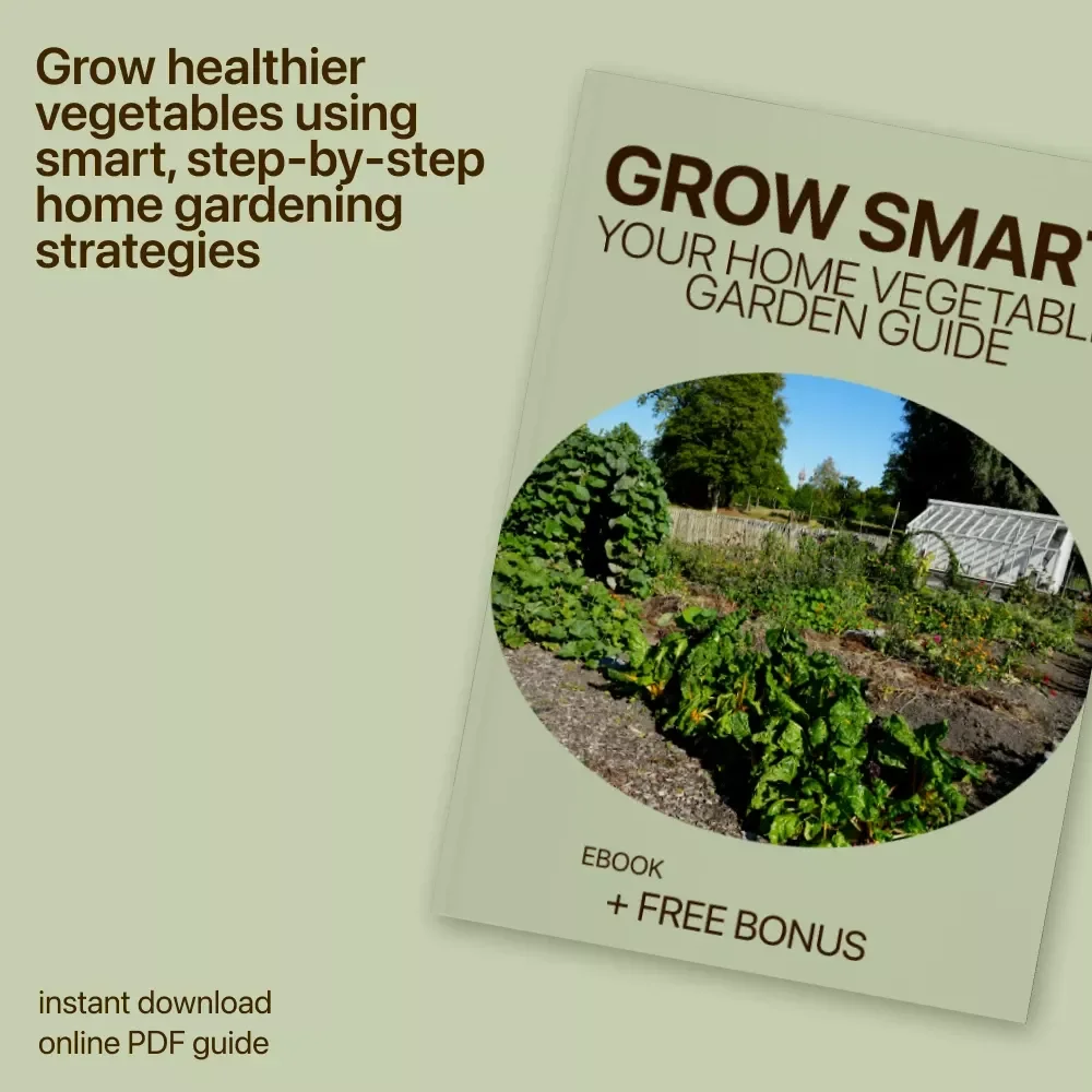 Grow Smart: Your Home Vegetable Garden Guide | Home Vegetable Garden Care eBook for Beginners & Smart Gardeners