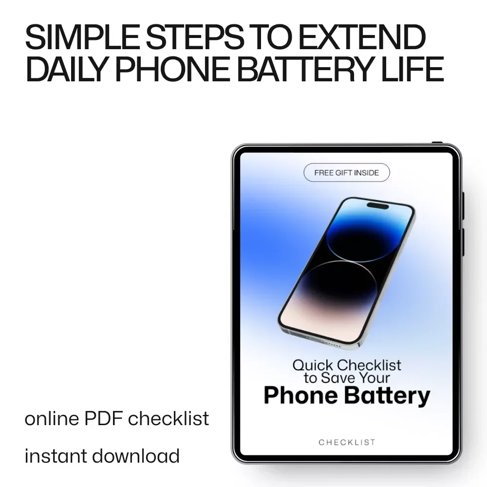 Quick Checklist to Save Your Phone Battery – Easy Fixes for phone battery draining fast causes