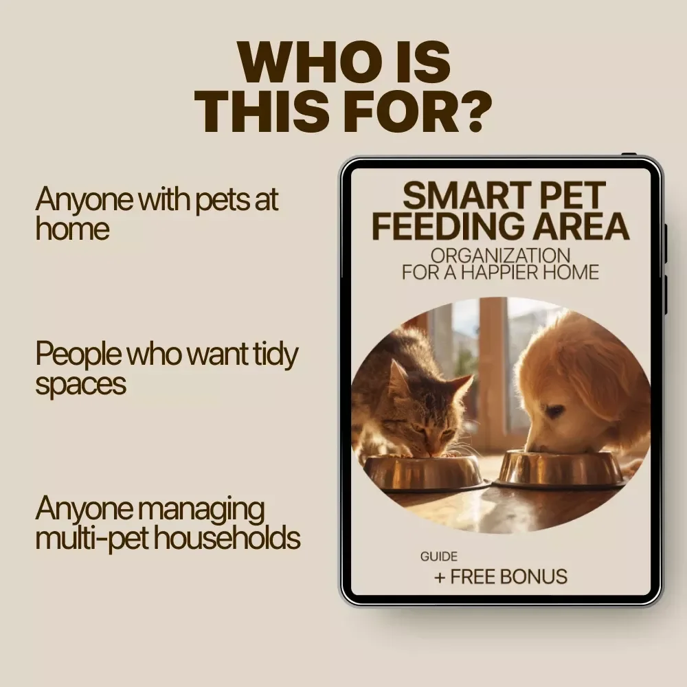 Smart Pet Feeding Area Organization for a Happier Home – Practical Guide for pet feeding area organization, Clean & Stress-Free Pet Spaces, Smart Feeding Setup