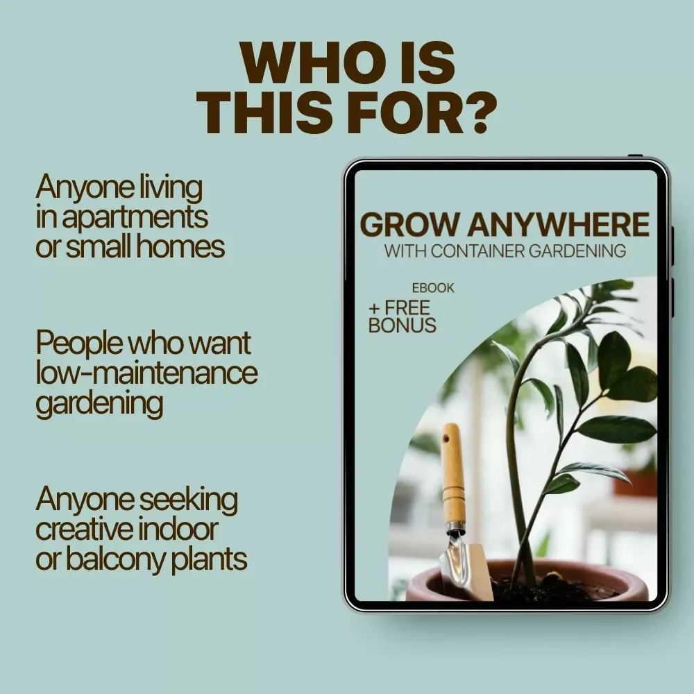 Grow Anywhere with Container Gardening: The Ultimate eBook for Container Gardening Basics, Indoor & Urban Gardening Guide