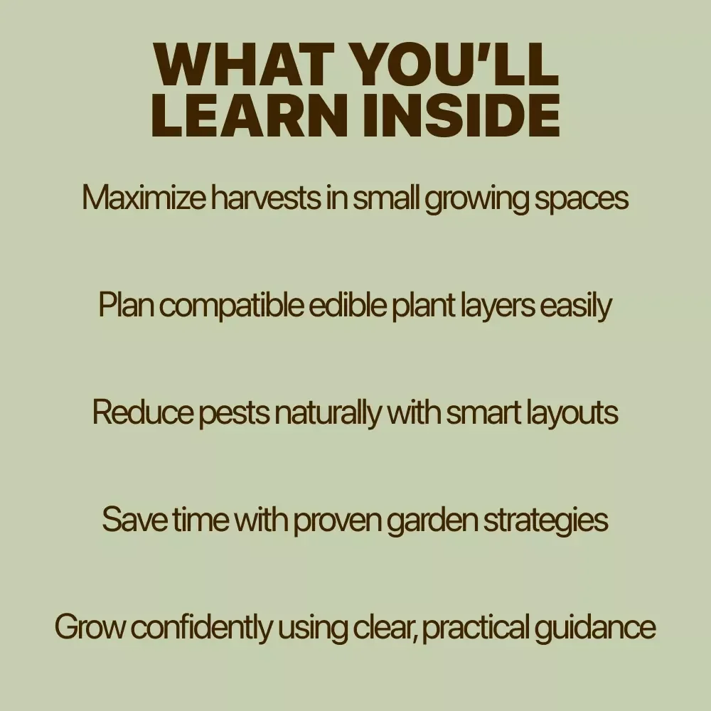 Edible Layers: Maximize Your Home Garden | Smart Guide to Home Edible Plants Layering Ideas, Vertical Growing & Space-Saving Food Gardening eBook