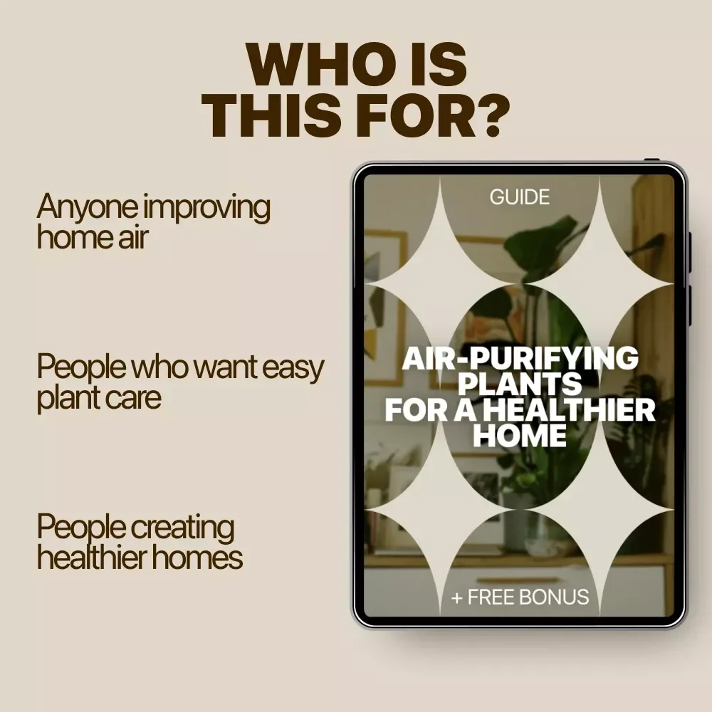 Air-Purifying Plants for a Healthier Home – Digital Guide to Indoor Plants That Clean Air, Easy Care Tips, Modern Indoor Garden eBook