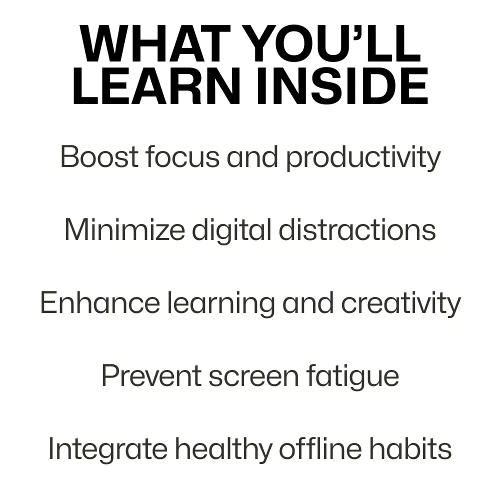 Maximizing Quality Screen Time: A Digital Guide to Intentional and Productive Screen Use