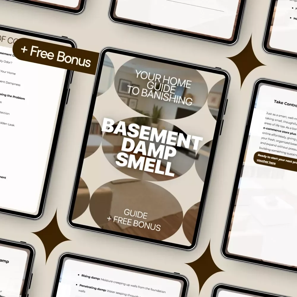 Your Home Guide to Banishing Basement Damp Smell – Practical Moisture Control Guide, Musty Odor Solutions, Smart Basement Care eBook