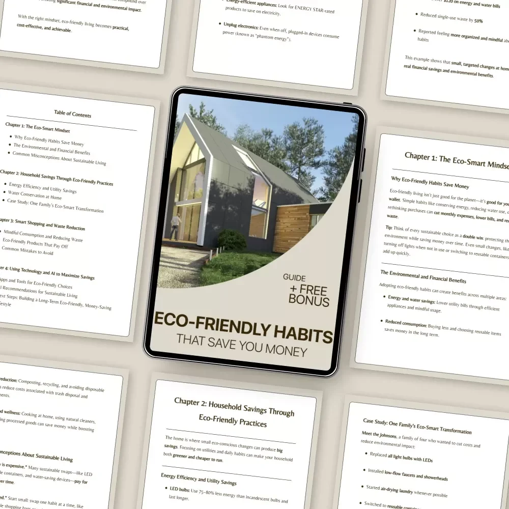 Eco-Friendly Habits That Save You Money | Practical Eco Living Guide for Lower Bills & Smarter Spending