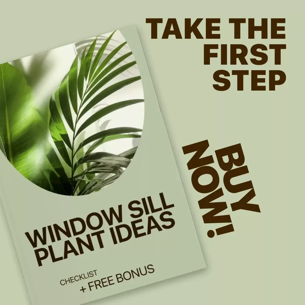Window Sill Plant Ideas – Easy Indoor Gardening Checklist | Digital Download for Small Spaces, Sunlight Matching & Plant Care