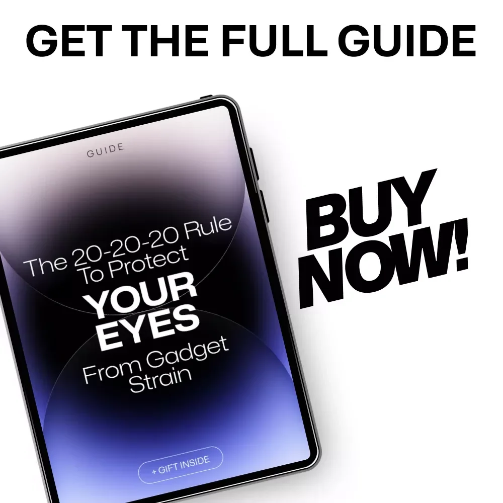 The 20-20-20 Rule to Protect Your Eyes from Gadget Strain | Simple Digital Eye Care Guide | 20 20 20 rule for gadgets explained simply