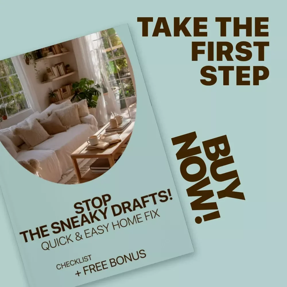 Stop the Sneaky Drafts! Quick & Easy Home Fix Checklist | drafts at home easy fixes | Simple Winter Home Energy Guide