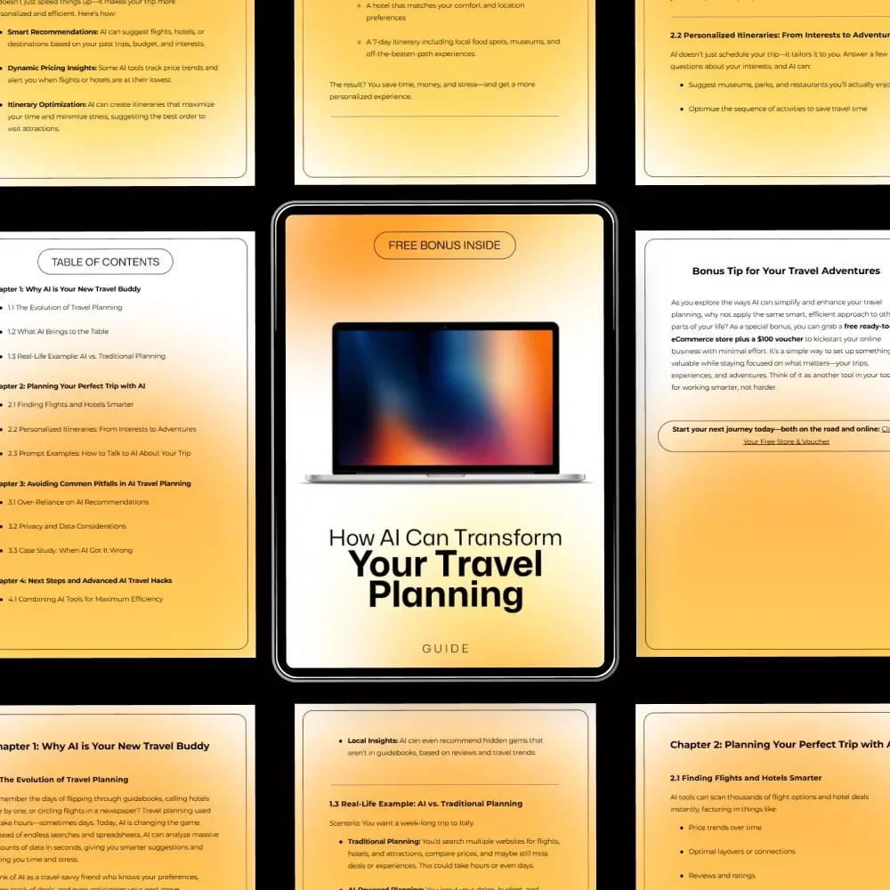 How AI Can Transform Your Travel Planning: A Comprehensive Guide to Smarter, Personalized Trips