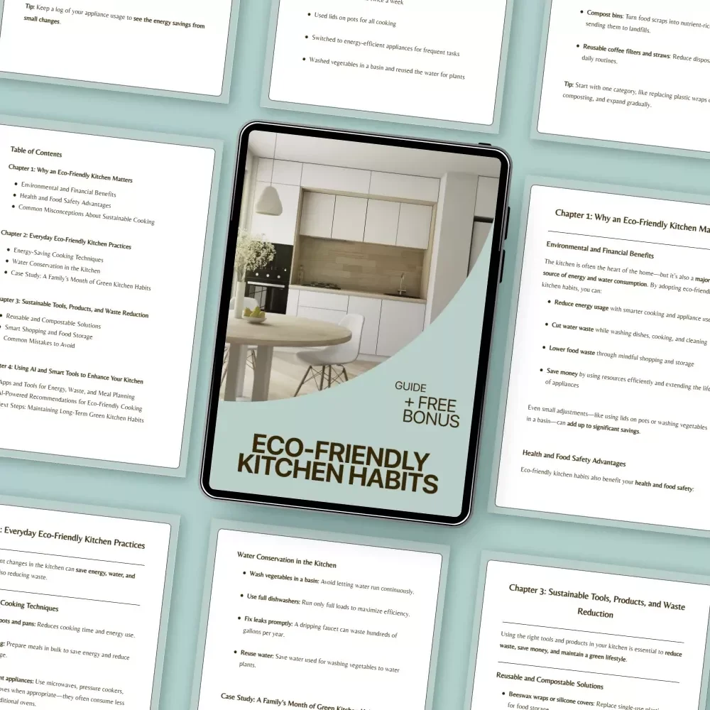 Eco-Friendly Kitchen Habits | Practical Guide to eco friendly kitchen habits for Sustainable Cooking, Waste Reduction & Smart Green Living