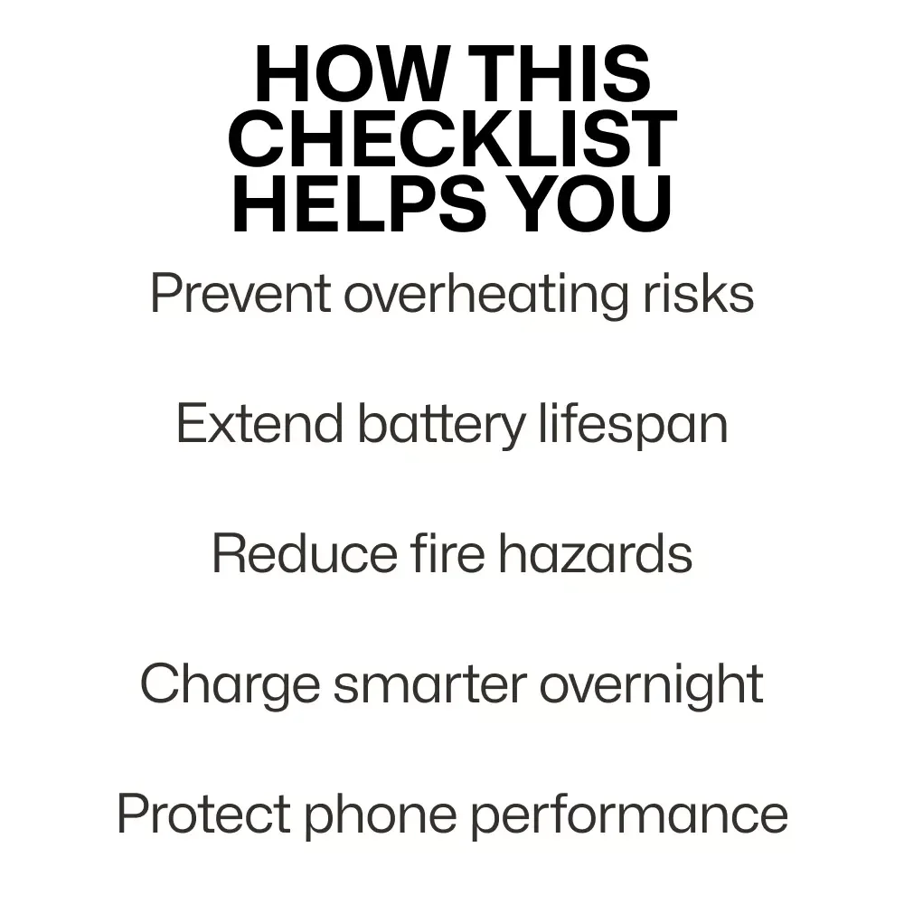 How Safe Is Overnight Phone Charging – Smart Checklist to Protect Battery Health | is charging phone battery overnight safe
